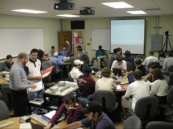 SCALE-UP classroom at University of North Carolina - Chapel Hill