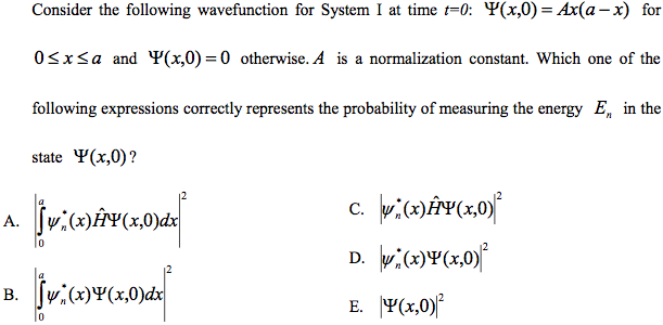 quantum physics problem